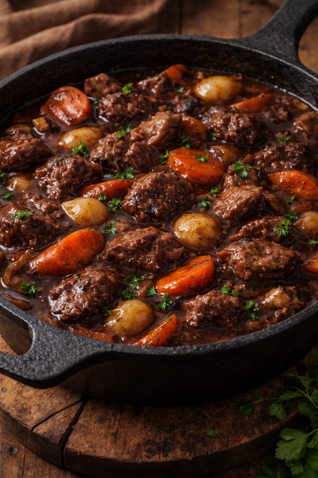 Boeuf bourguignon au Pinot Noir 500g env