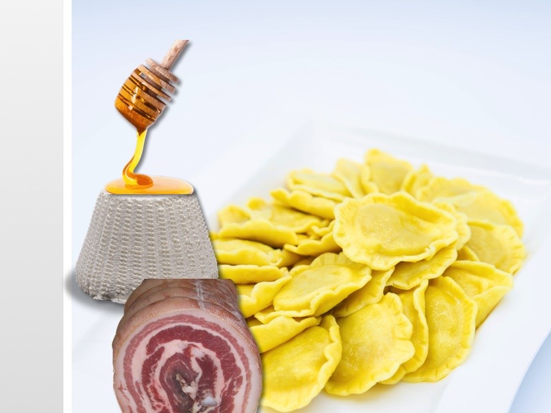 Médaillons Chataîgne Lard Miel et Ricotta