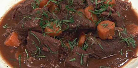 Boeuf bourguignon au Pinot Noir 500g env