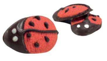 Coccinelles Choco Fraises x5