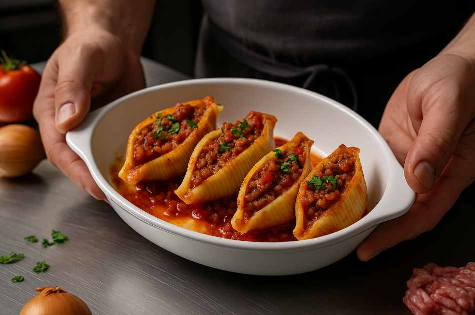 Conchiglioni à la Bolognaise x4