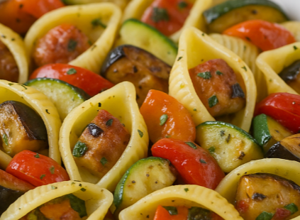 Salade de Conchiglioni aux Légumes Grillés (2 pers)