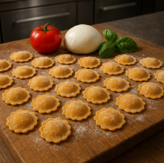 Médaillons Tomate, Mozzarella et Basilic