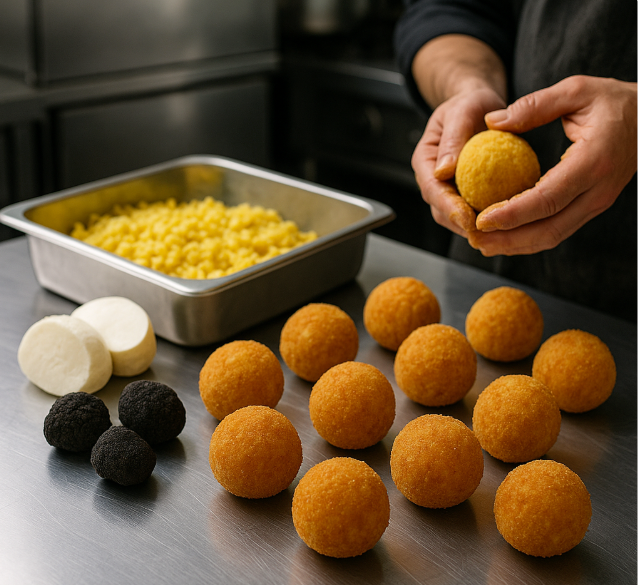 Arancini Mozzarella et Truffe x2