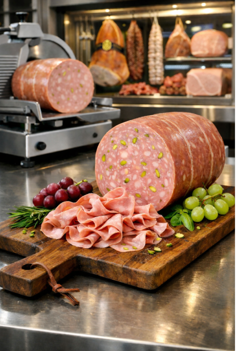 🇮🇹 Mortadelle de Bologne à la pistache à la Tranche