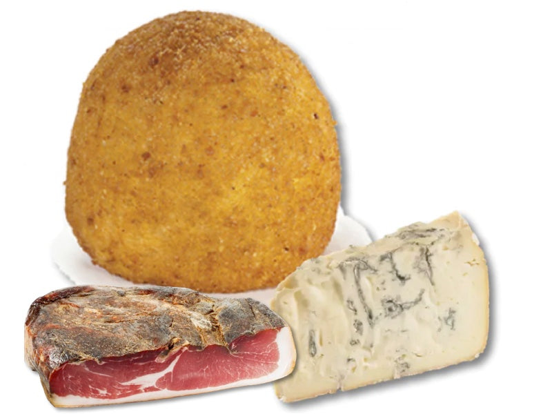 Arancini au Gorgonzola et Jambon Cru fumé x2