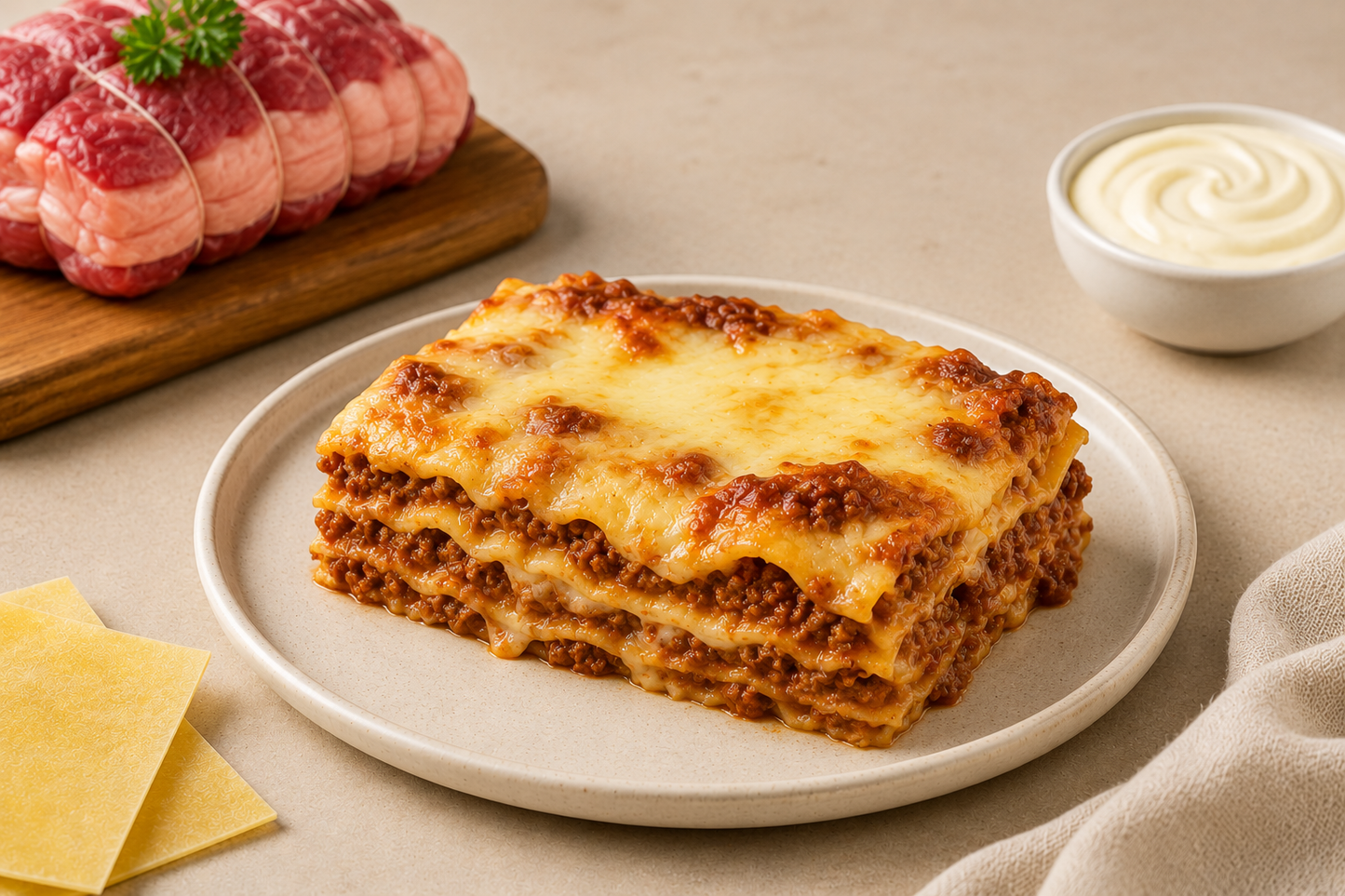 🥩 Lasagne au Bœuf Charolais
