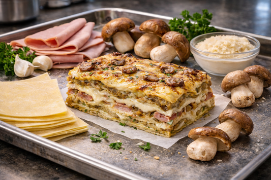 Lasagne Jambon Blanc &amp; Cèpes 🍽️