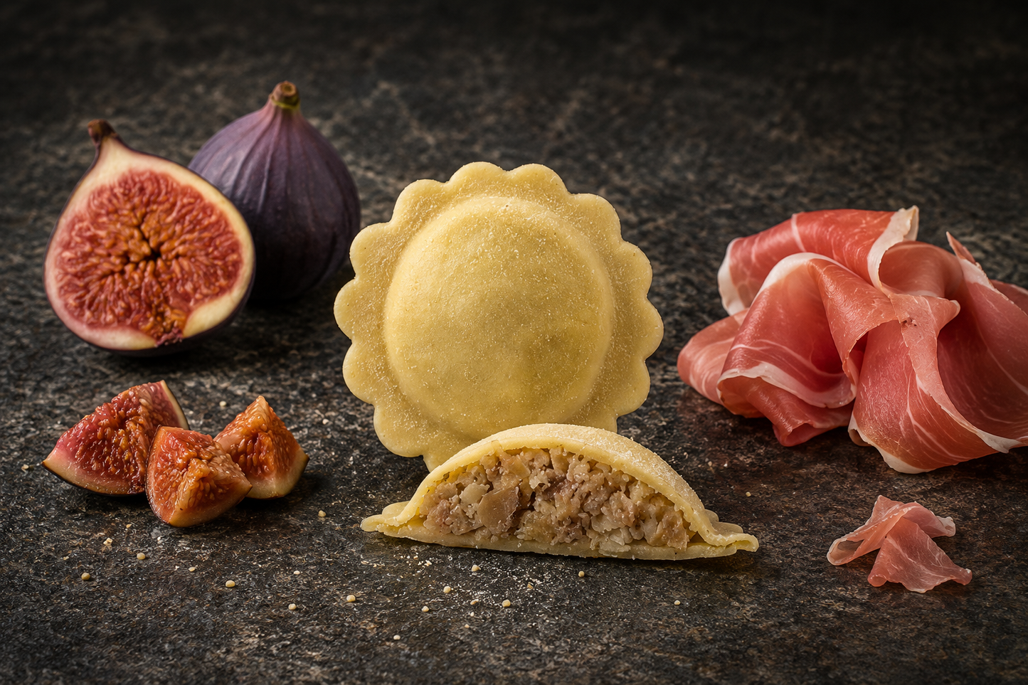 Ravioli Figue & Jambon Cru 🍇🥓