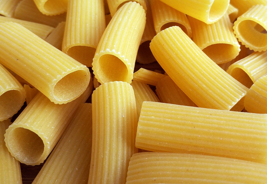 Rigatoni frais striés aux œufs