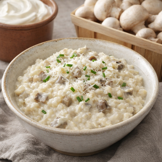Risotto aux Champignons et Parmigiano