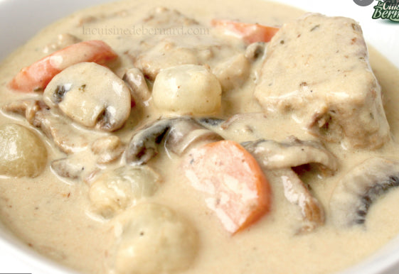 Blanquette de veau à l ancienne 500g env