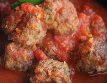 Polpettes de Dinde ARRABIATA 500 g environ 2 pers